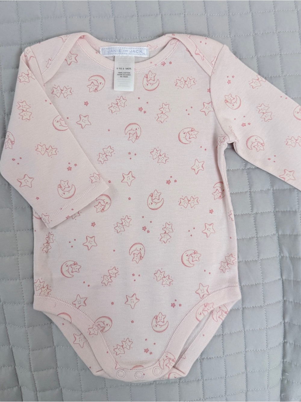 Janie and Jack Pink and Cream Three-Piece Set - Picture 2 of 4